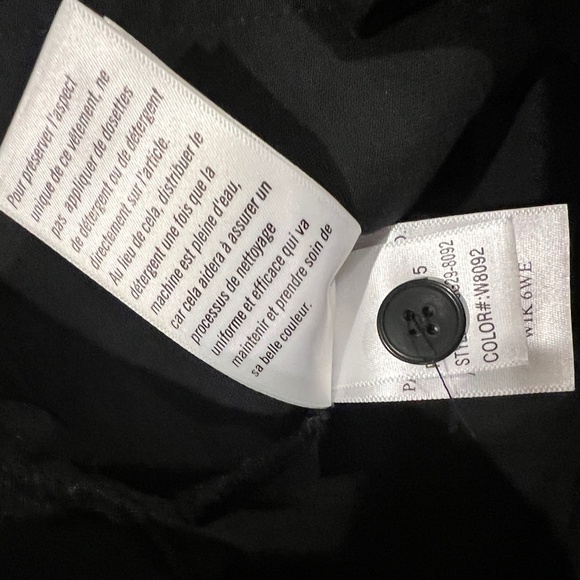 Paige Short Sleeve Black Jumpsuit Size 6 - Picture 12 of 12